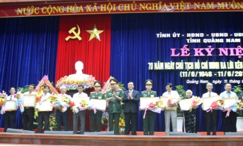 Quảng Nam kỷ niệm 70 năm ngày Bác Hồ ra Lời kêu gọi thi đua ái quốc