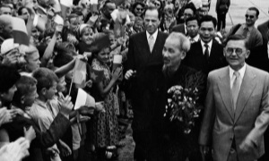 Tư liệu ảnh Chủ tịch Hồ Chí Minh với quốc tế