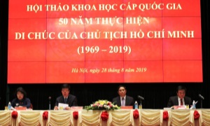 Di chúc của Chủ tịch Hồ Chí Minh - ánh sáng soi đường cho sự nghiệp cách mạng Việt Nam