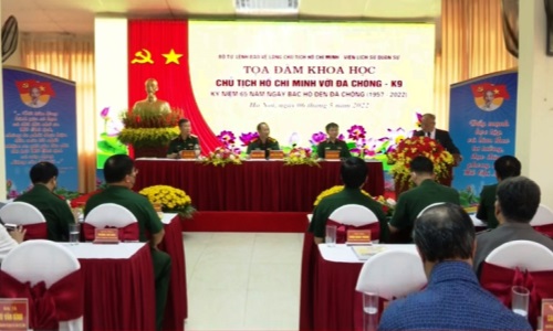 Tọa đàm khoa học "Chủ tịch Hồ Chí Minh với Đá Chông - K9"