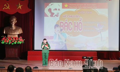 Nam Định: Thiết thực học và làm theo Bác trong các nhà trường