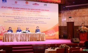 Lễ kỷ niệm 35 năm UNESCO ra Nghị quyết tôn vinh Chủ tịch Hồ Chí Minh