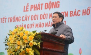 Thủ tướng Phạm Minh Chính phát động Tết trồng cây Xuân Quý Mão năm 2023